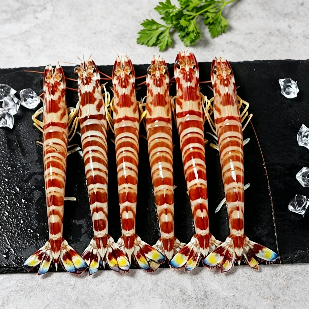 Frozen Raw Patterned Prawns